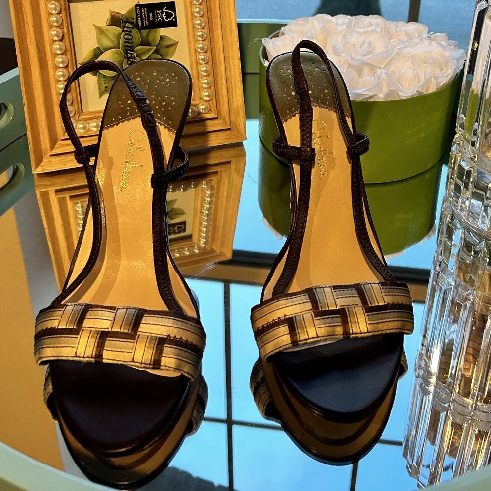 Cole Haan Women's Multicolored Strappy Sandals